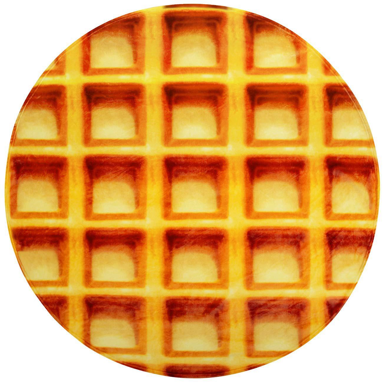 Couverture ronde Pizza Taco en flanelle