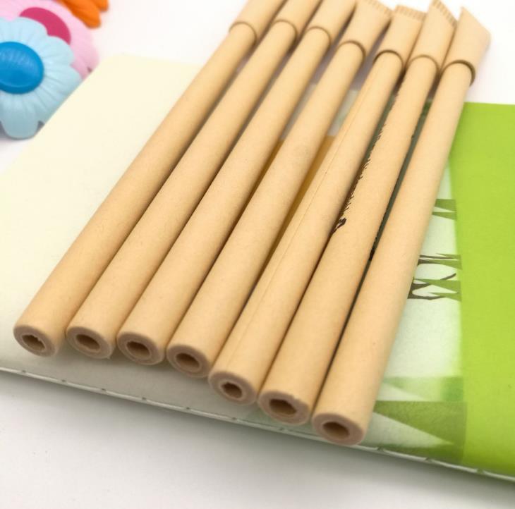 Bolígrafo de tubo de papel ecológico.