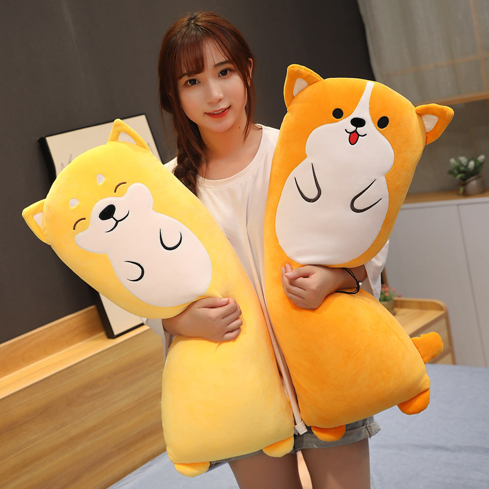 Juguete largo del cojín de la almohada de la felpa del conejo del perro animal largo