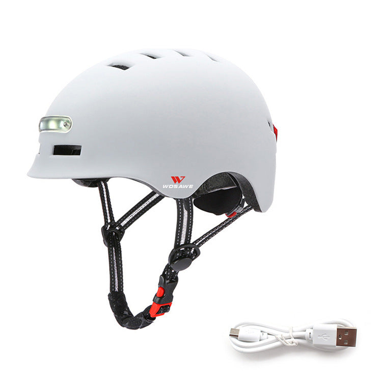 Casque de feu arrière Casque de vélo