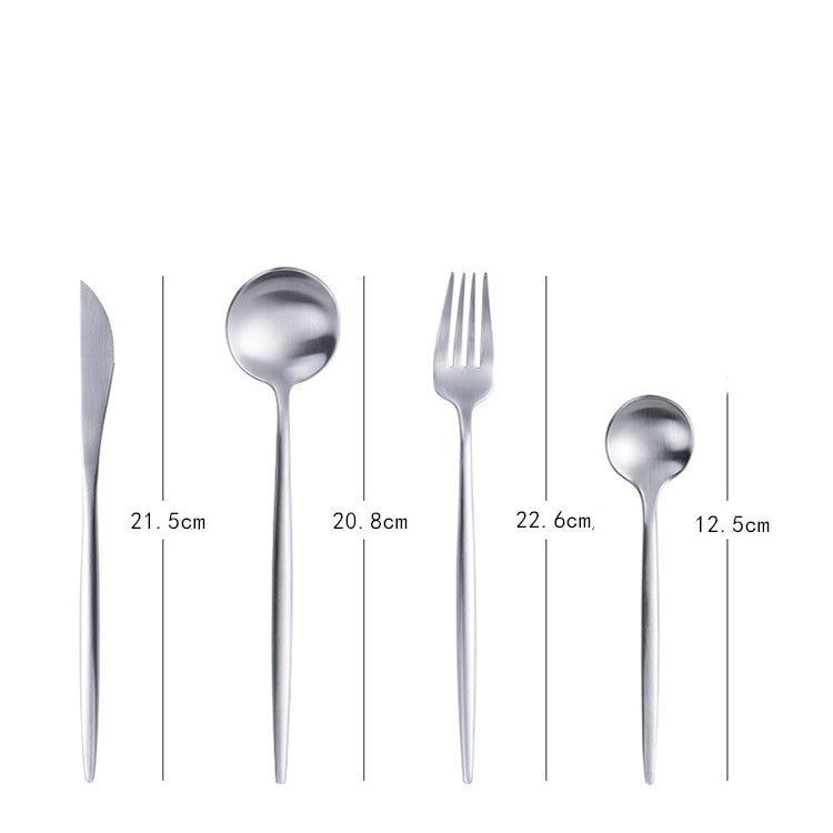 ensemble de cuillères en acier inoxydable de vaisselle