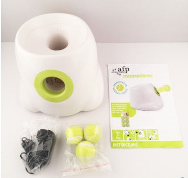 Lanzador automático de bolas interactivas para perros y mascotas