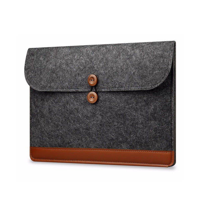 Funda protectora plana de fieltro