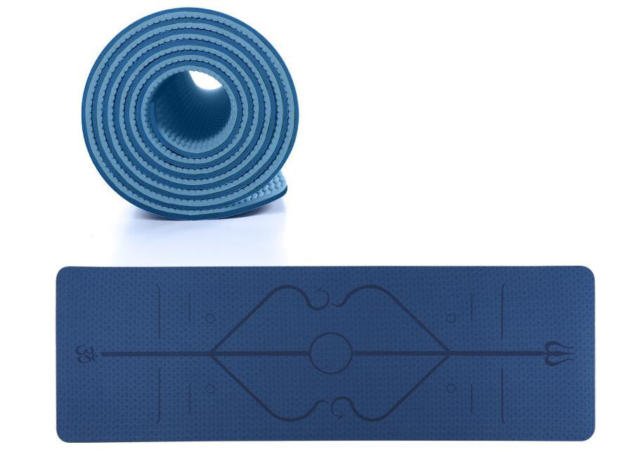 Fitness environnemental 183*61cm de tapis de glissement de tapis de yoga de bande