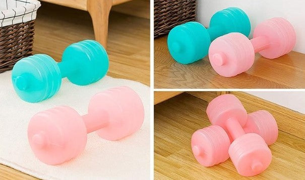 [2] eau importée en plastique irrigation injection d'eau japonaise dames fitness haltères