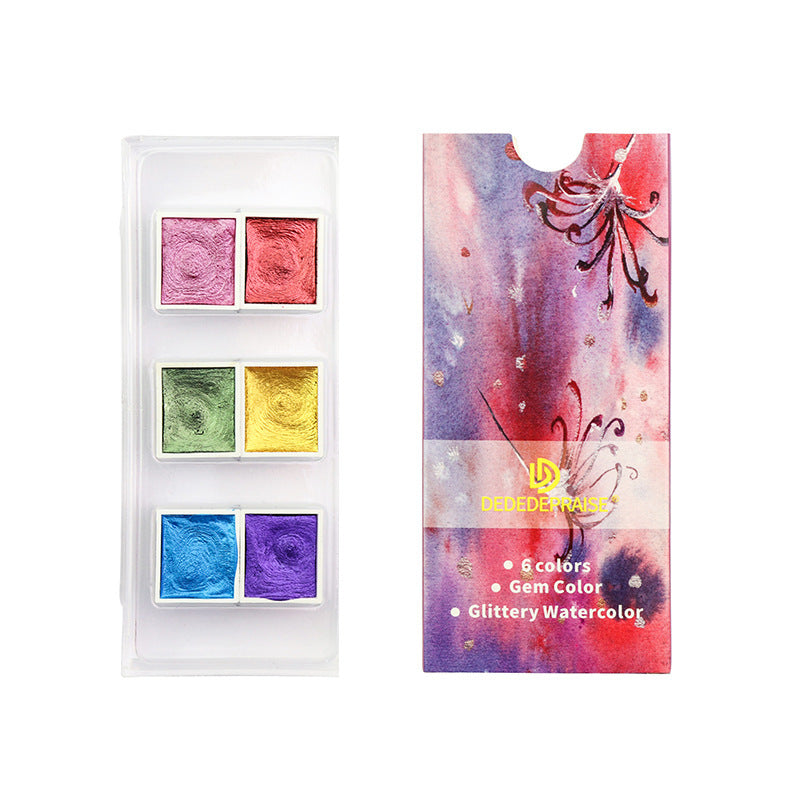 Costume de pigment pour sous-paquet d'aquarelle solide