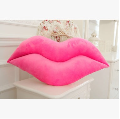 Oreiller créatif et sexy en peluche à grandes lèvres