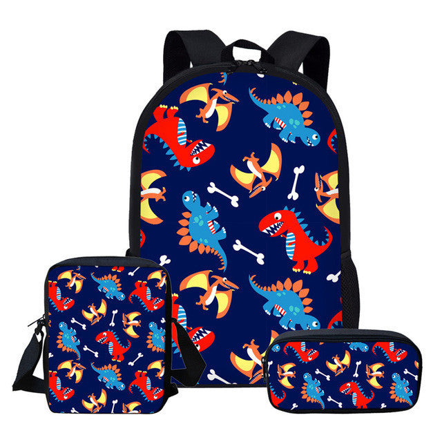 Cartable de dinosaure de dessin animé européen et américain 