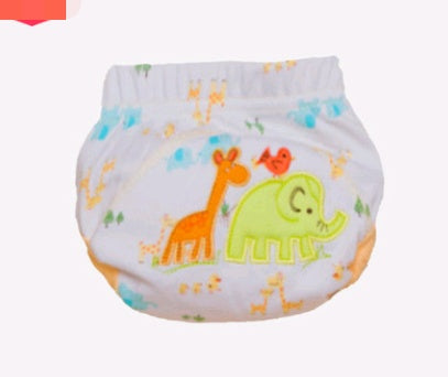 Pantalons à couches de dessin animé pour enfants, pantalons d'apprentissage pour bébés, pantalons d'entraînement respirants en coton pour nourrissons, couches lavables
