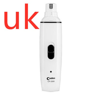 UEETEK Broyeur à ongles électrique pour animaux de compagnie avec batterie au lithium rechargeable Tondeuse de toilettage indolore pour chien chat lapin et autres animaux domestiques de toutes tailles