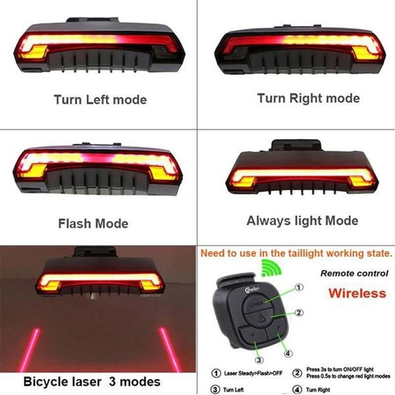 Feu arrière sans fil LED intelligent 
