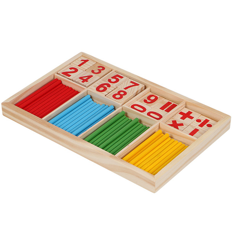 Jouets mathématiques en bois Montessori pour l’éducation précoce
