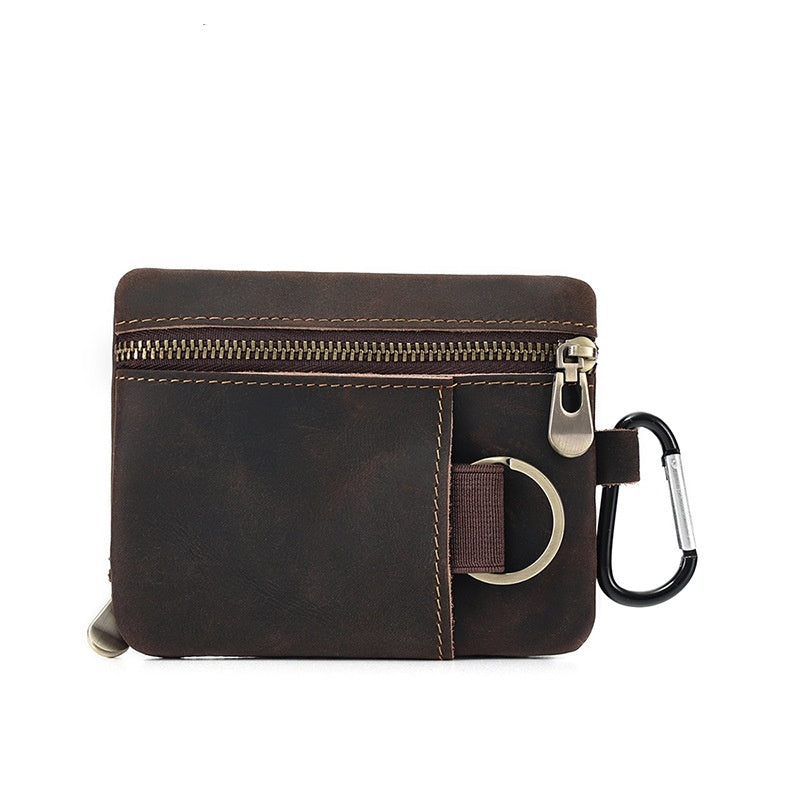 Portefeuille en cuir compact et multifonctionnel