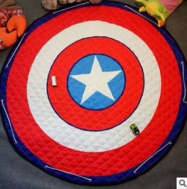 Tapis de rangement pour voiture en coton, modèles d'explosion Ins, tapis de rangement pour jouets, sortie ronde, tapis d'escalade pour enfants, sac de rangement