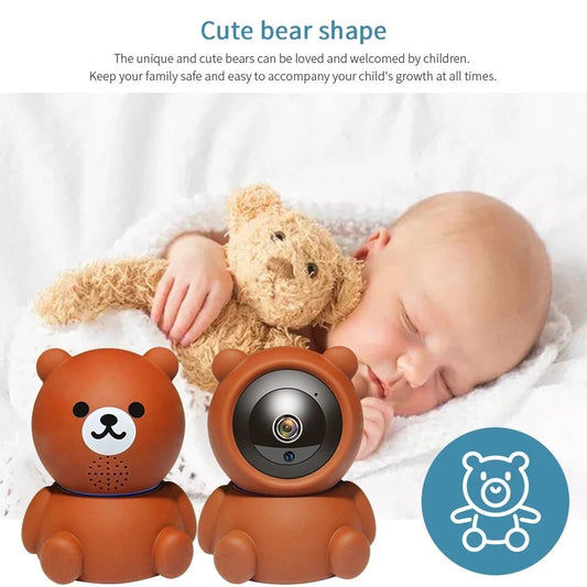 Bear Camera1080P Wifi IP caméra suivi automatique IR Vision nocturne caméra de sécurité à domicile