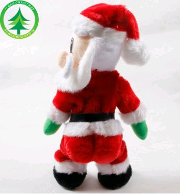 Décorations de Noël Jouets électriques du Père Noël Creative Twist Music Poupées du Père Noël