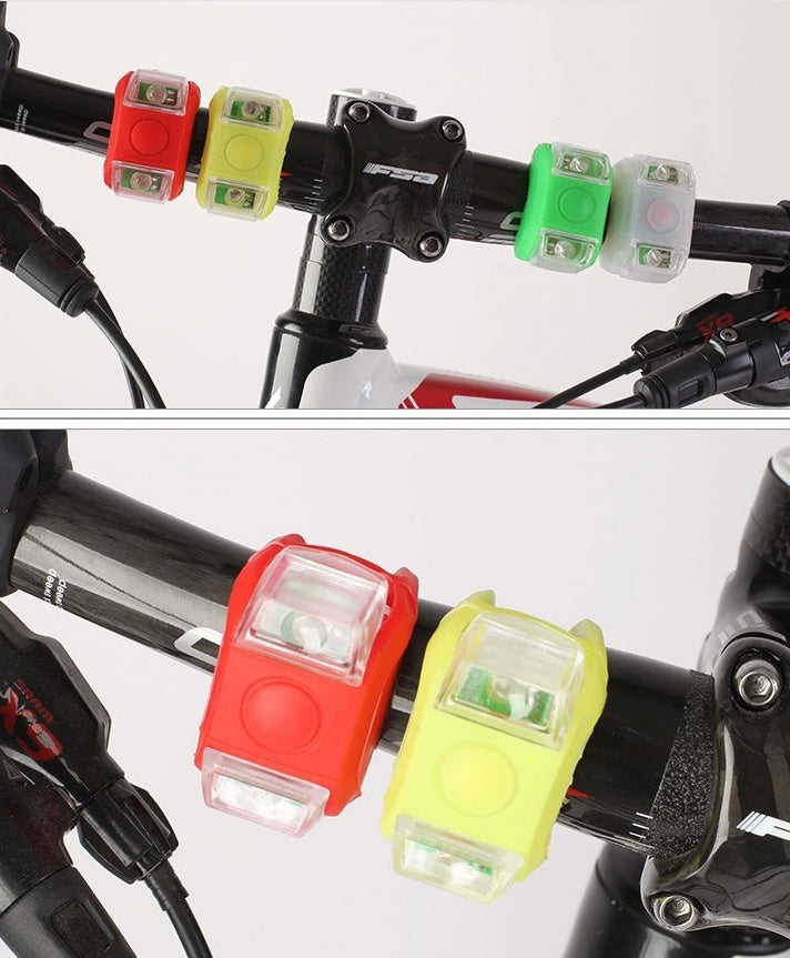 Luces traseras LED de advertencia para bicicleta de montaña, faros, binoculares, equipo para montar