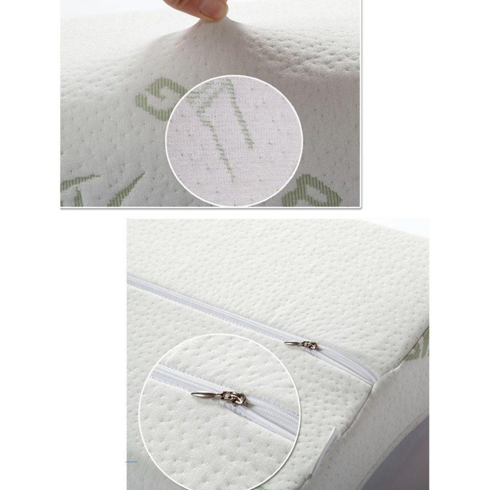 Venta directa de fibra de bambú almohada de memoria de rebote lento almohada cervical almohada de cuidado para promover el sueño apoyo pequeño sueño al por mayor