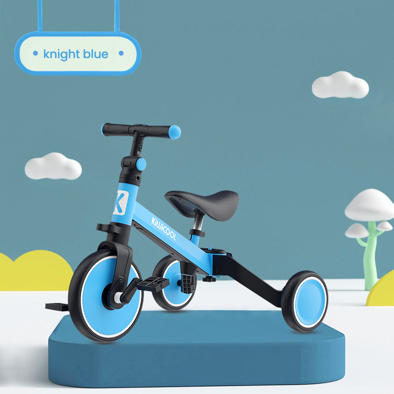 Trottinette d'équilibre deux en un pour enfants de 1 à 3 ans, Tricycle multifonctionnel