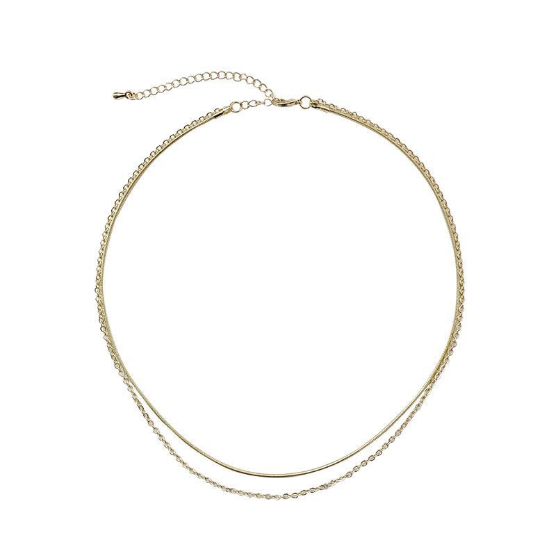 Collier de chaîne de clavicule personnalisé pour femme