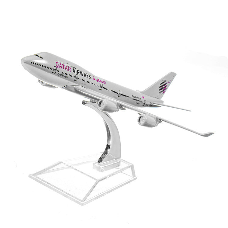 Modèle d'avion de l'aviation civile en alliage, modèle Airbus International, Simulation de modèle d'avion de bureau, décoration