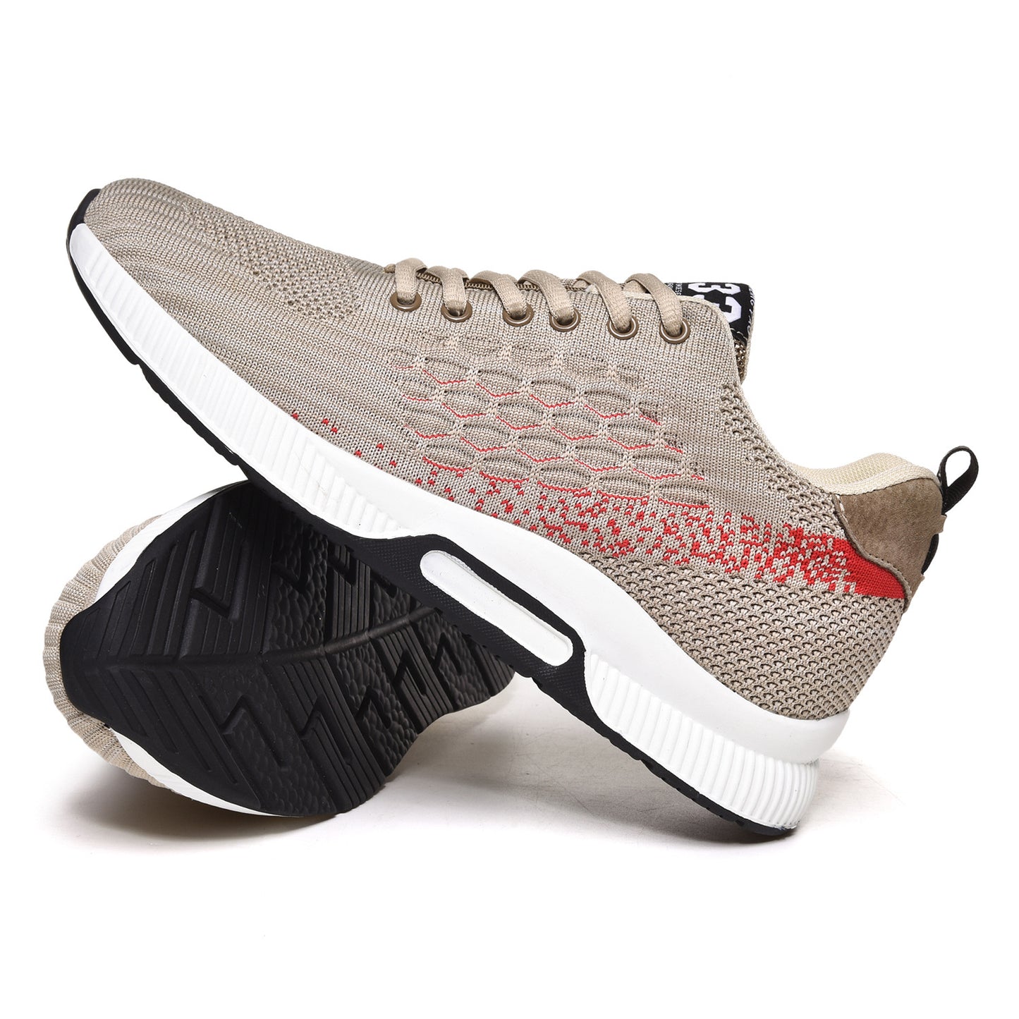 Zapatos para correr invisibles con malla Fly-kit y aumento de altura de 6 cm