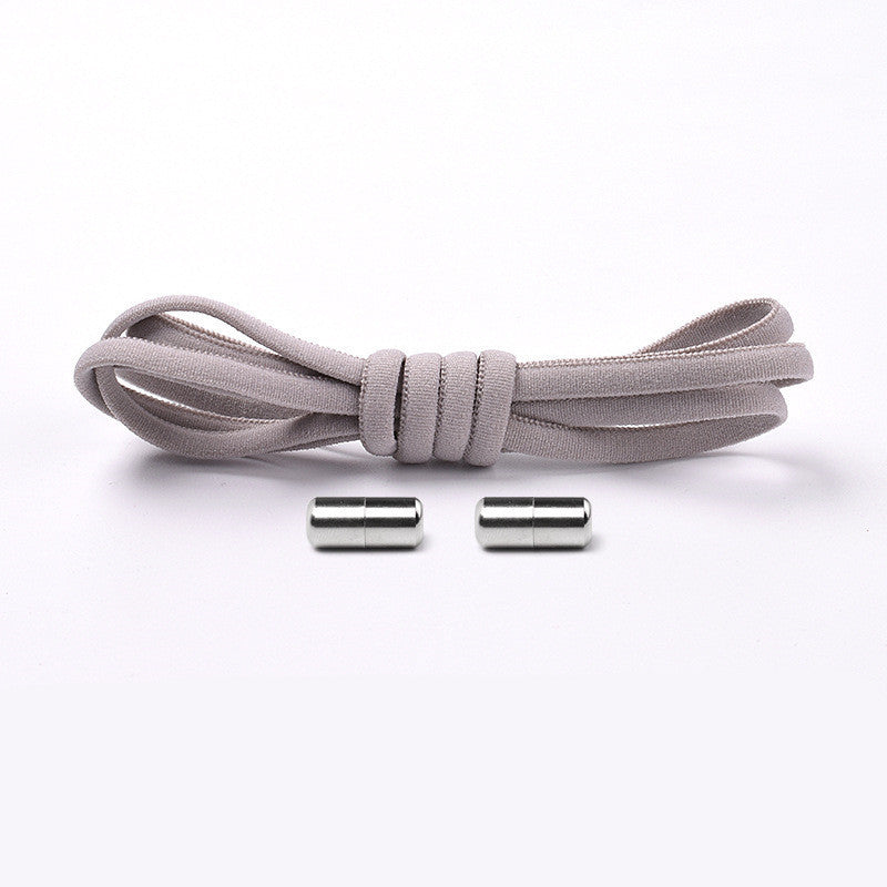 Lacets élastiques sans cravate lacets de chaussures en demi-cercle pour enfants et adultes baskets lacets de verrouillage en métal paresseux rapides cordes de chaussures