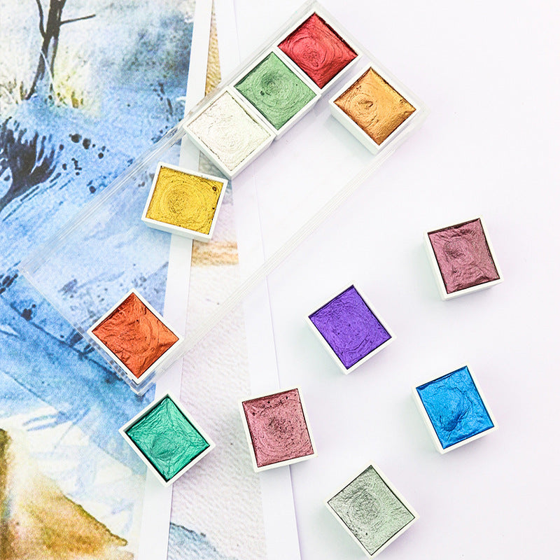 Costume de pigment pour sous-paquet d'aquarelle solide