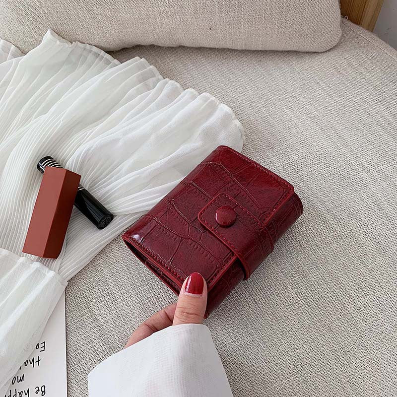 Pack de rouge à lèvres en PU, Mini sac à bandoulière pour pièce unique, Portable