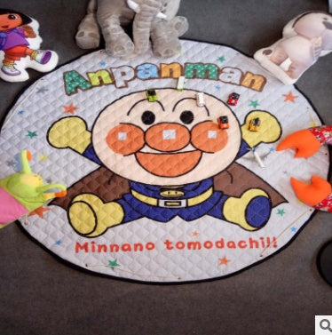 Tapis de rangement pour voiture en coton, modèles d'explosion Ins, tapis de rangement pour jouets, sortie ronde, tapis d'escalade pour enfants, sac de rangement