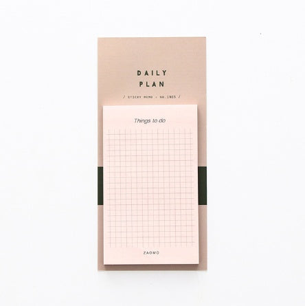 Schedule planning notes