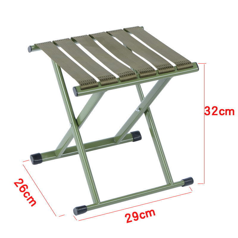 Silla plegable portátil para exteriores.