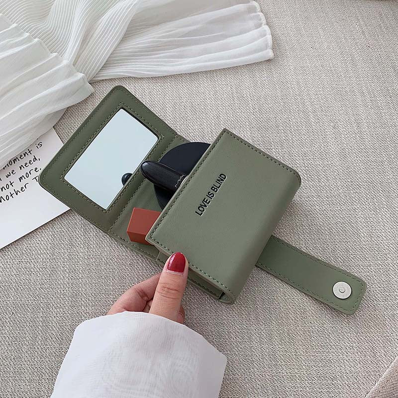 Pack de rouge à lèvres en PU, Mini sac à bandoulière pour pièce unique, Portable