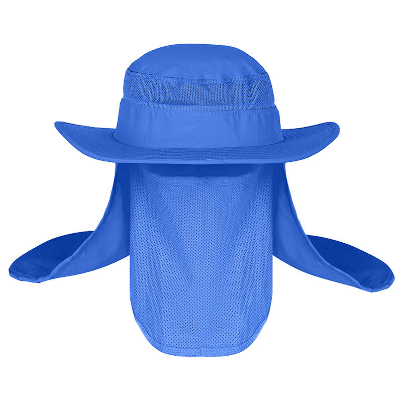 Chapeau de pêcheur avec protection à 360 degrés contre le soleil, l'eau et les UV 
