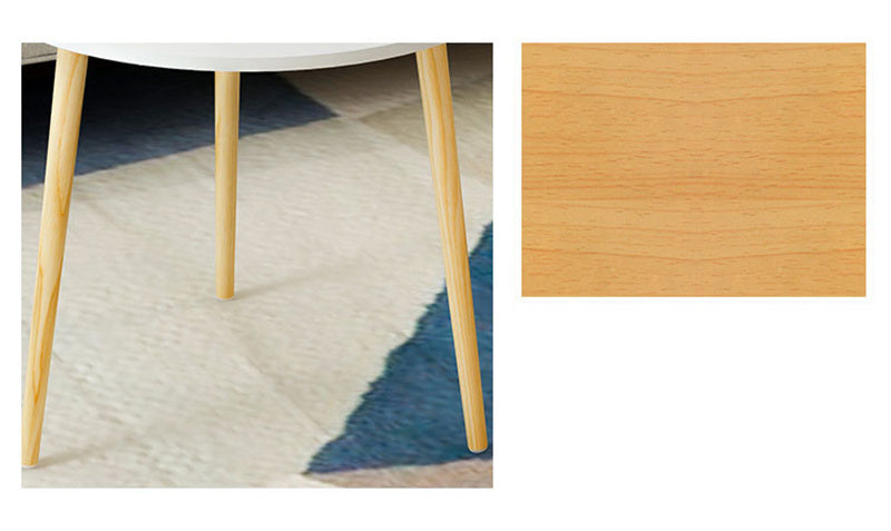 Petite table basse ronde de ménage