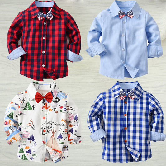 Chemise à manches longues pour bébé garçon
