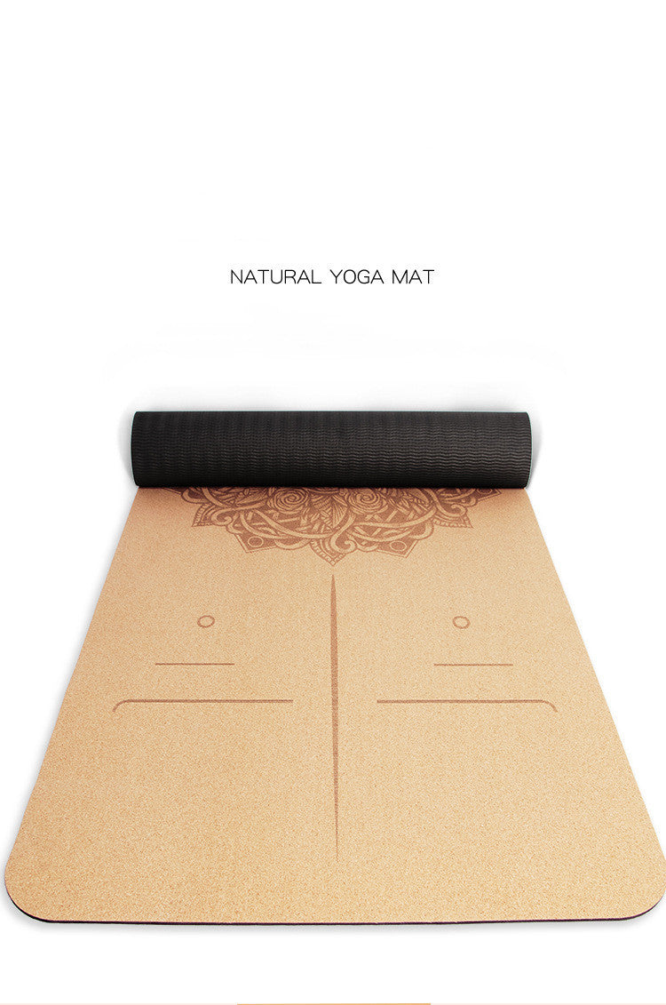 Estera de yoga de corcho