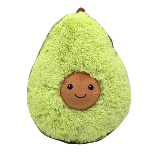 Oreiller en peluche avocat