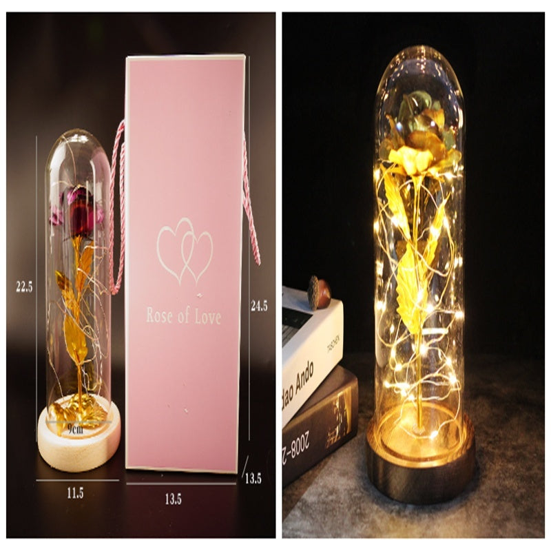 Cubierta de cristal del Principito Rosa