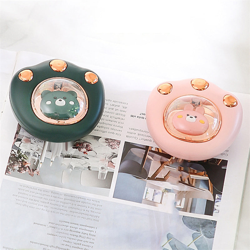 Mini calentador de manos eléctrico con pata de gato, calentador de invierno con garra bonita, calentamiento rápido, recargable por USB, bolsillo, portátil, pequeño, calentador de manos