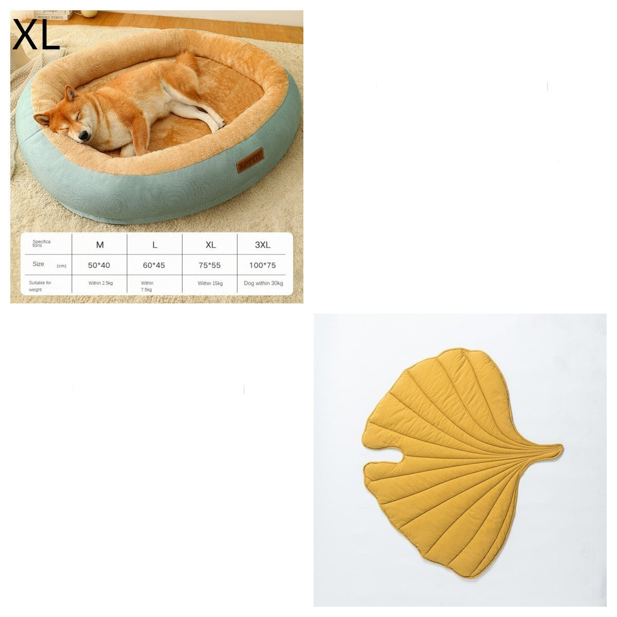 Lit pour chien amovible et lavable, lit chaud pour chat pour dormir