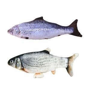 Version sans pince à chat - Jouet de poisson électrique de simulation de poisson sauteur électrique