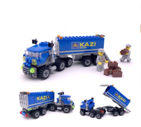 Jouets éducatifs de blocs de construction interactifs en plastique de voiture assemblée pour enfants