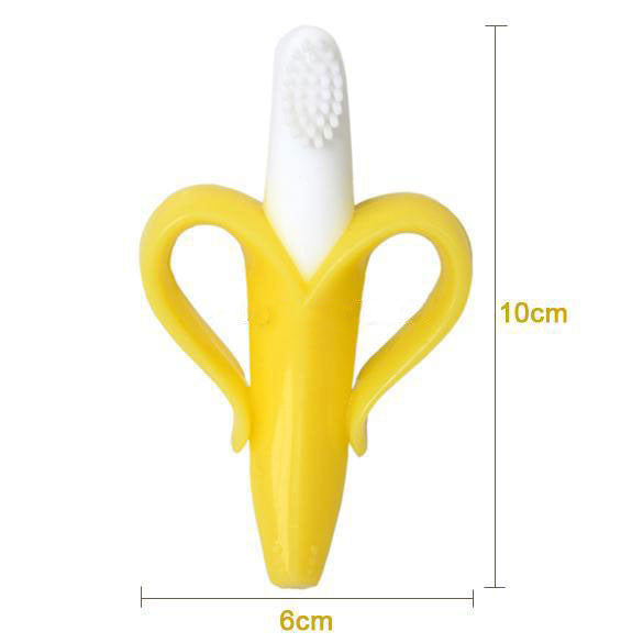 Jouet de dentition en silicone Bebe banane