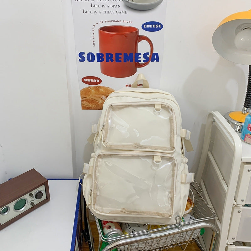 La mochila de los estudiantes de secundaria y preparatoria es linda