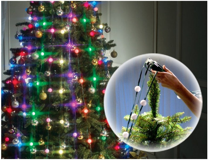 Luces decorativas para árboles de Navidad Cadena de luces navideñas LED