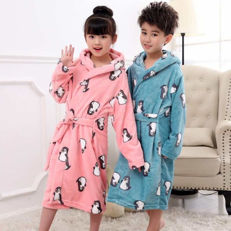 Chemise de nuit enfant en flanelle
