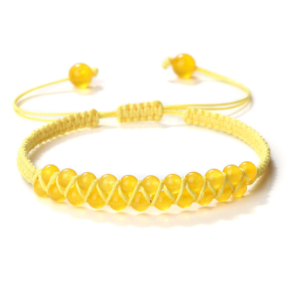 Bohemian Style Fashion Accessories Friendship Rope Bracelet Double Row Beads