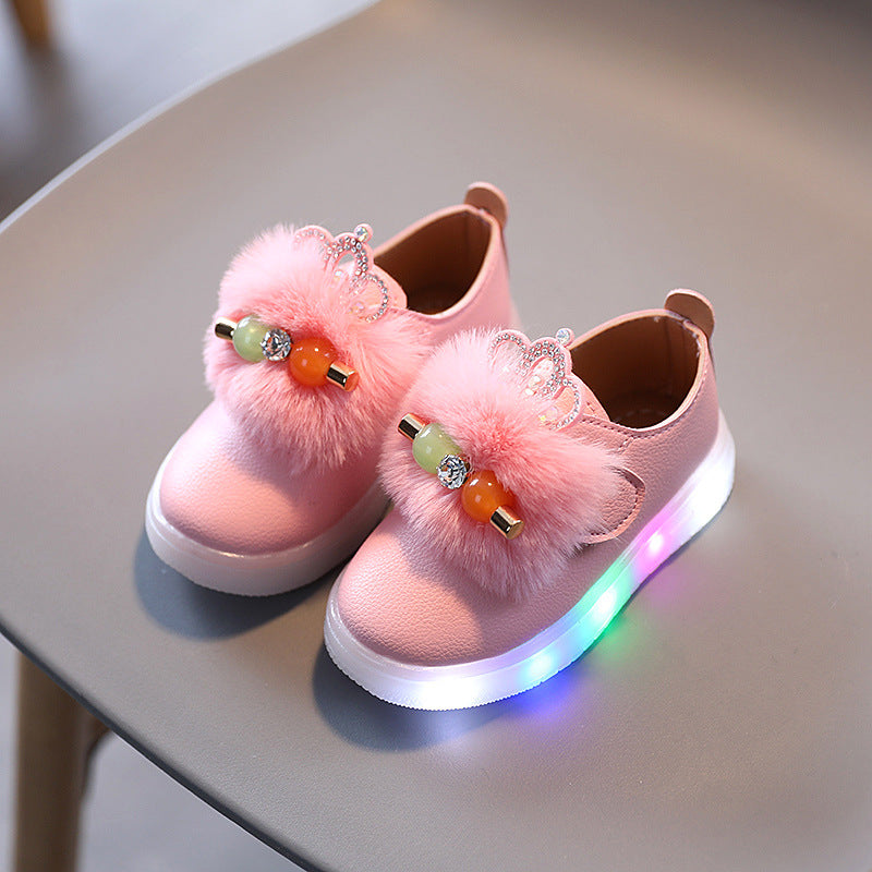 Flashing Shoes Chaussures de planche pour enfants à semelle souple