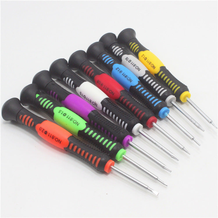 Conjunto de herramientas de reparación de teléfonos móviles.